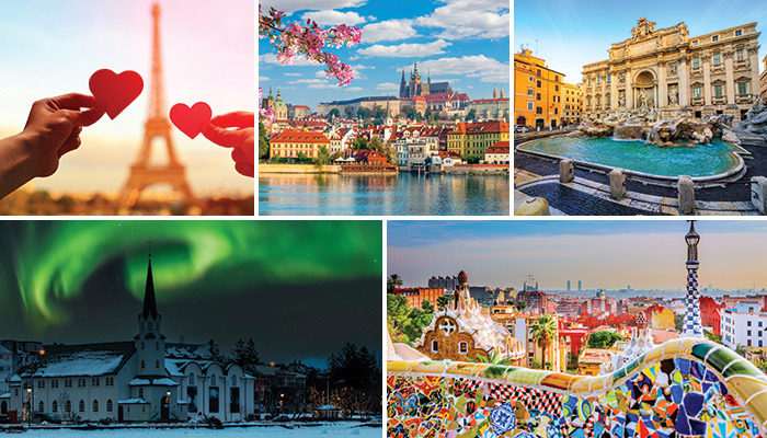 Celebrate Valentine’s Day 2024 with a Low-cost Weekend Break to Europe